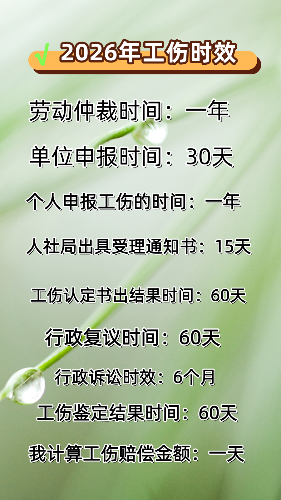 工伤时效